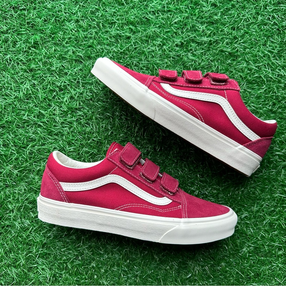 Vans Old Skool V Suede Canvas Rumba Red - Picture 5 of 10